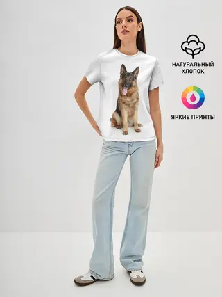 Женская базовая футболка / Верный друг