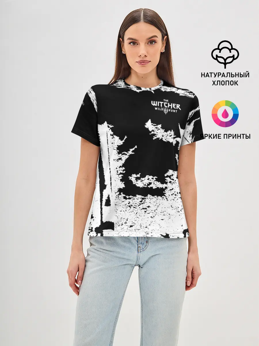 Женская базовая футболка / The Witcher 3: Wild Hunt