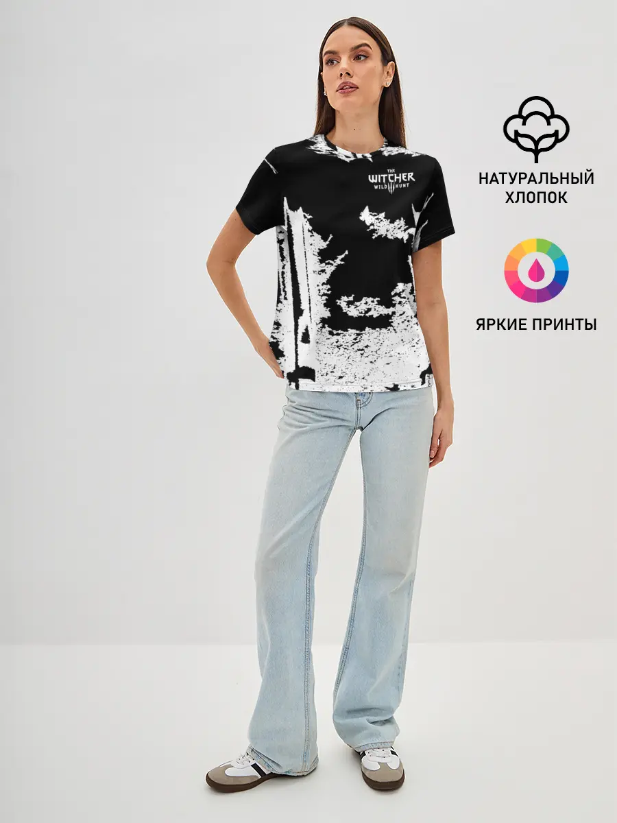 Женская базовая футболка / The Witcher 3: Wild Hunt