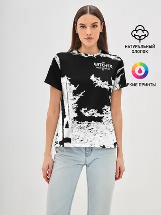 Женская базовая футболка / The Witcher 3: Wild Hunt