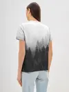 Женская базовая футболка / ВЕЛЕС туманный лес