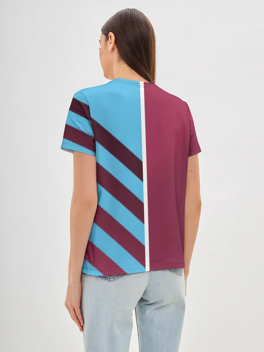 Женская базовая футболка / Астон Вилла