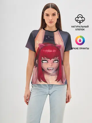 Женская базовая футболка / Лика Заповедник Зелирия