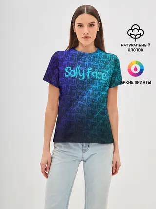 Женская базовая футболка / Sally Face
