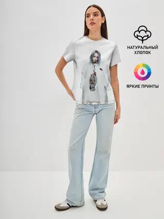 Женская базовая футболка / BILLIE EILISH