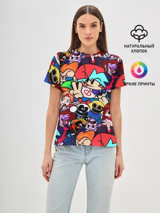 Женская базовая футболка / Friday Night Funkin