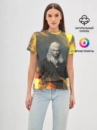 Женская базовая футболка / ГЕРАЛЬТ ВЕДЬМАК