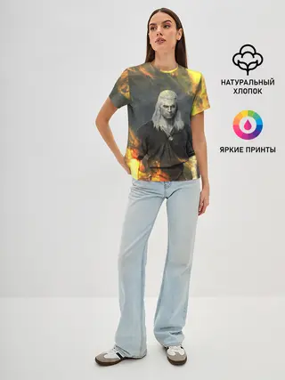 Женская базовая футболка / ГЕРАЛЬТ ВЕДЬМАК