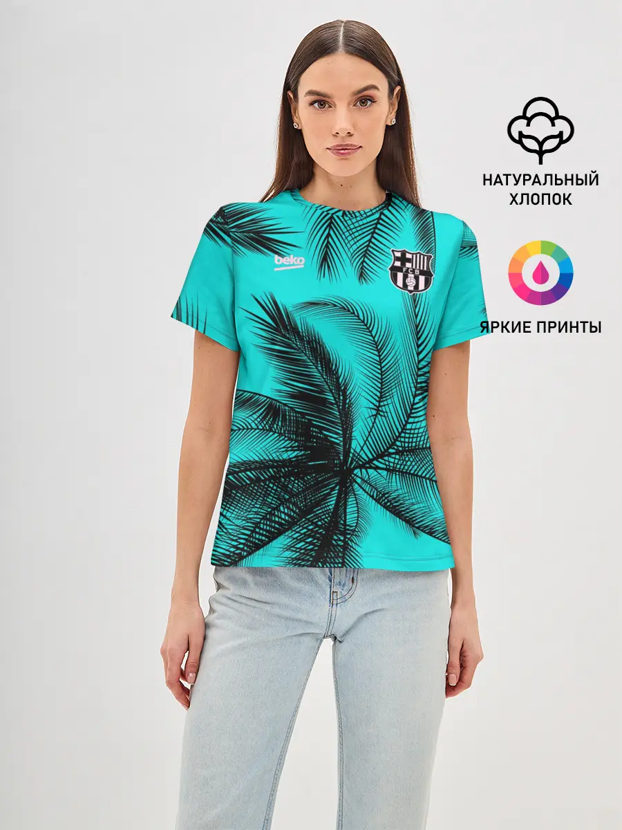 Женская базовая футболка / FC Barcelona | Pre-Match