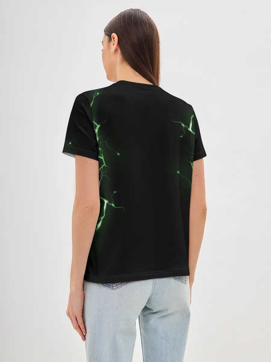 Женская базовая футболка / CREEPER 3D | MINECRAFT 3D