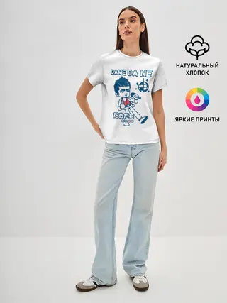 Женская базовая футболка / Yakuza Karaoke