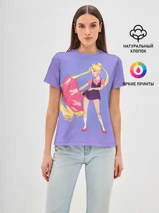 Женская базовая футболка / Sailor Moon | Сейлор Мун