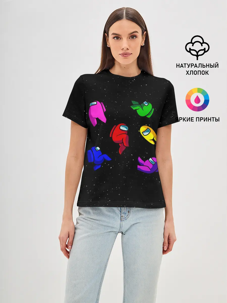 Женская базовая футболка / Among Us