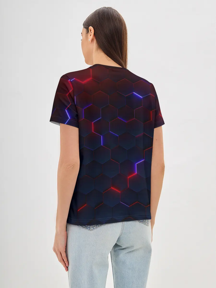 Женская базовая футболка / Light Background