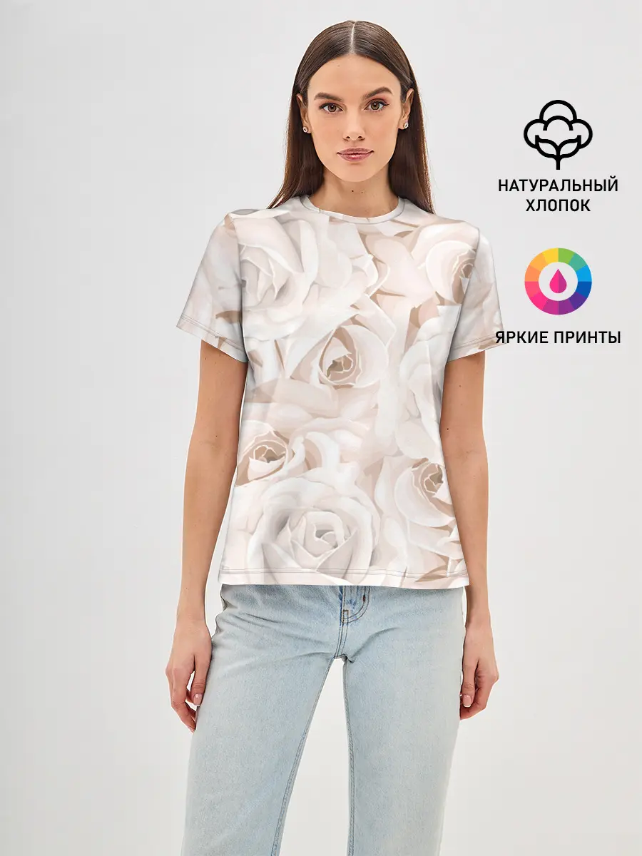 Женская базовая футболка / Элегантность