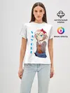 Женская базовая футболка / Doki Doki SAYORI