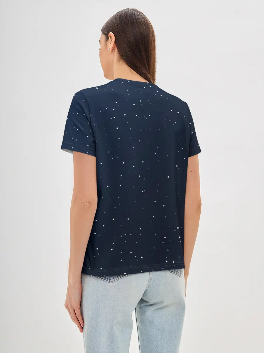 Женская базовая футболка / SANTA DABBING