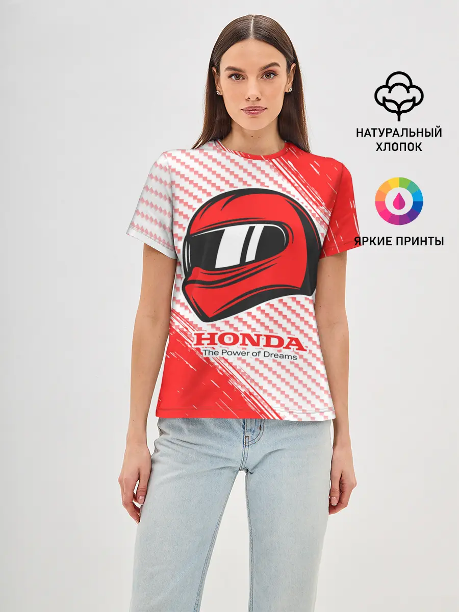 Женская базовая футболка / Honda - Strokes