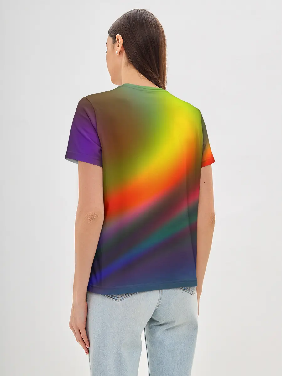 Женская базовая футболка / ГРАДИЕНТ