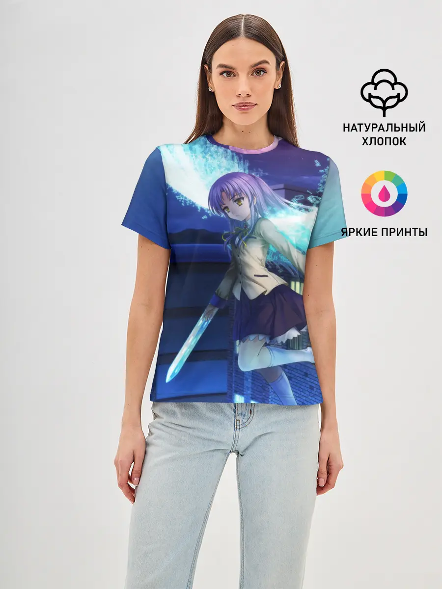 Женская базовая футболка / Крылья