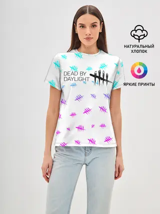 Женская базовая футболка / DEAD BY DAYLIGHT