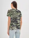 Женская базовая футболка / Камуфляж для рыбака