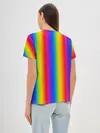 Женская базовая футболка / Color gradient