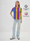 Женская базовая футболка / Color gradient