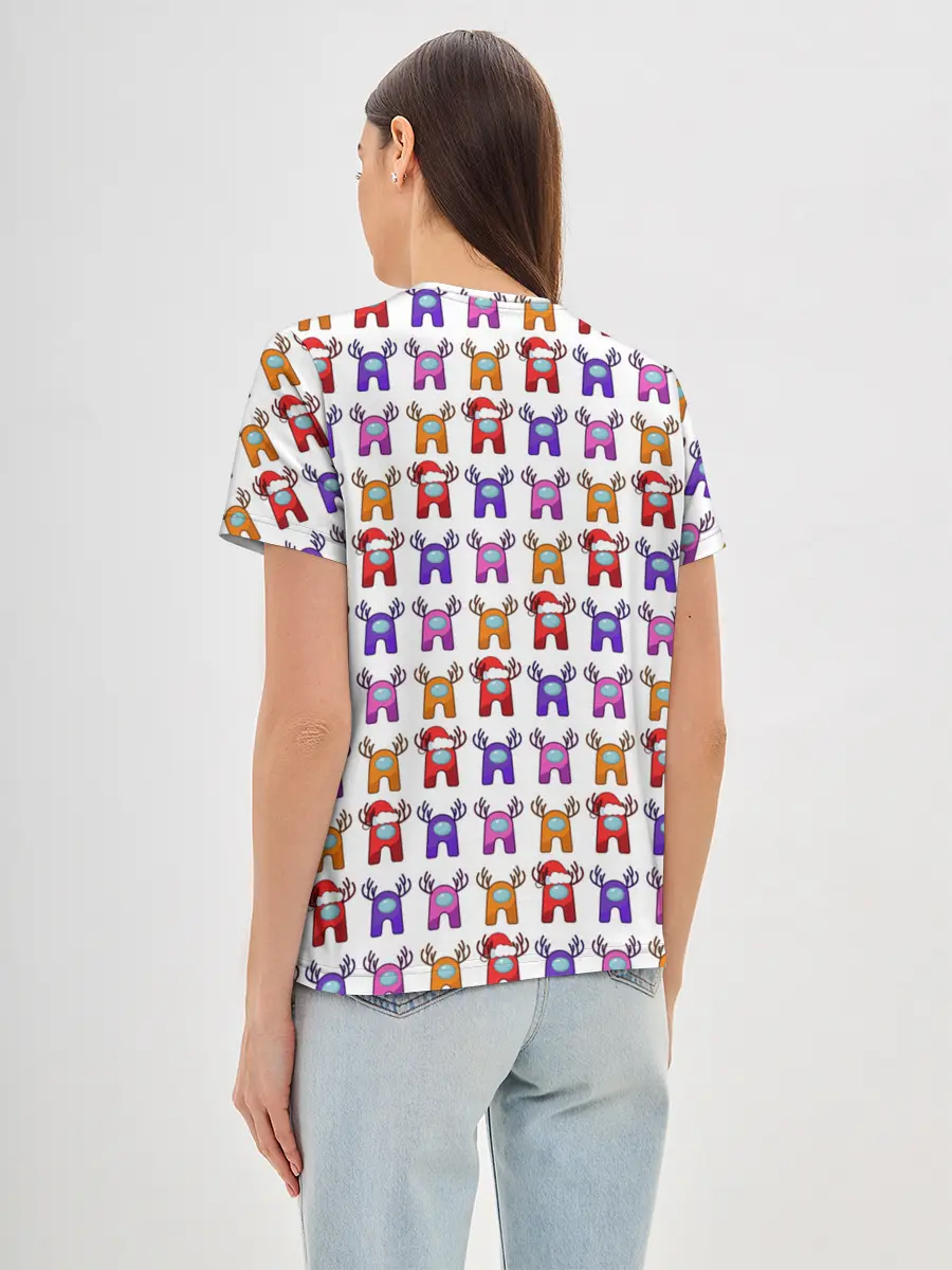 Женская базовая футболка / Among Us