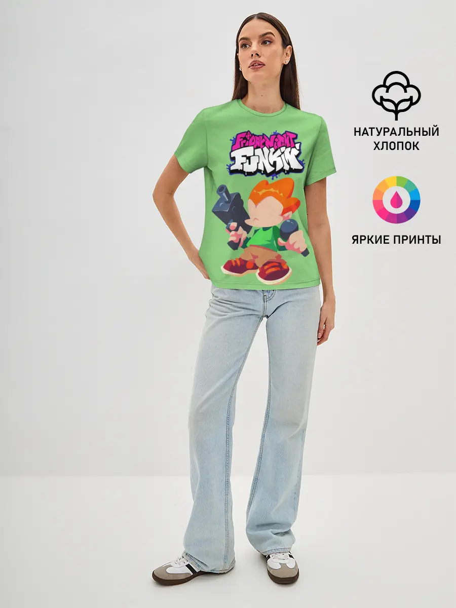 Женская базовая футболка / FNF Pico