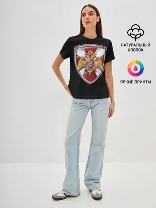 Женская базовая футболка / Росгвардия