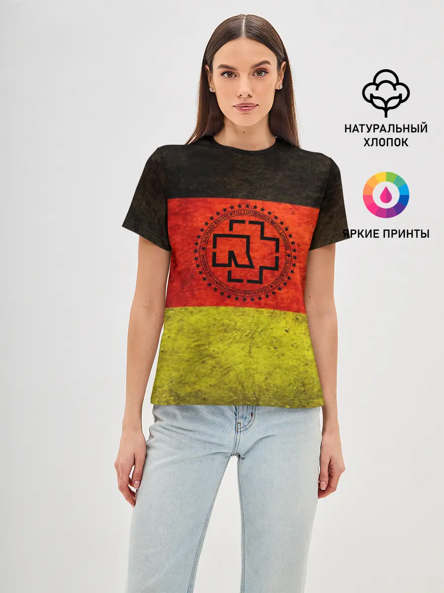 Женская базовая футболка / Rammstein