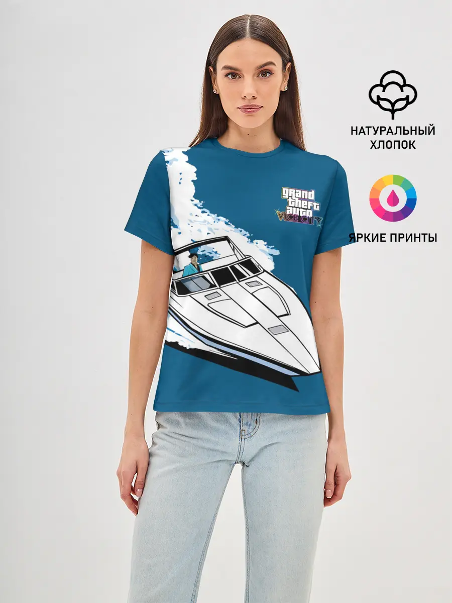 Женская базовая футболка / Tommy on board