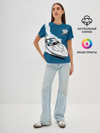 Женская базовая футболка / Tommy on board