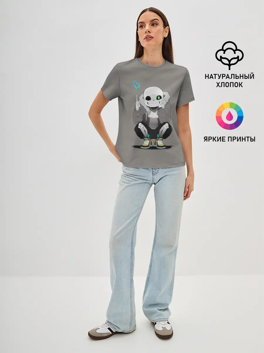 Женская базовая футболка / UNDERTALE