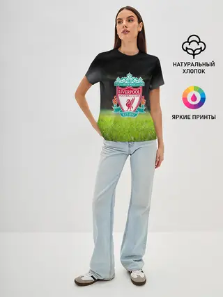 Женская базовая футболка / LIVERPOOL