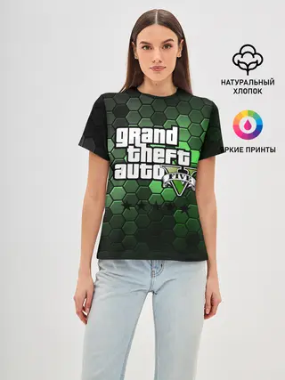 Женская базовая футболка / GTA 5 / ГТА 5
