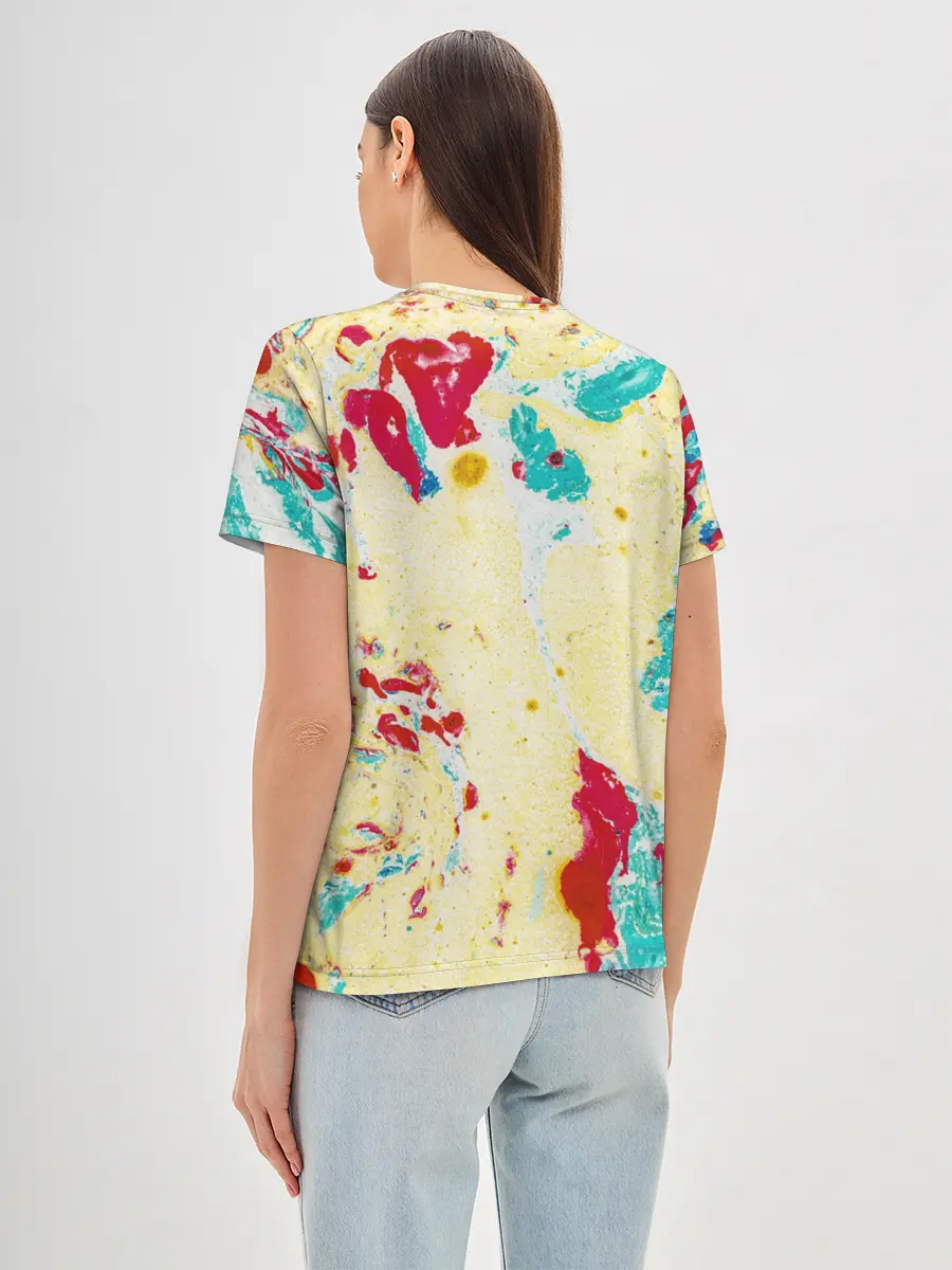 Женская базовая футболка / Текстура