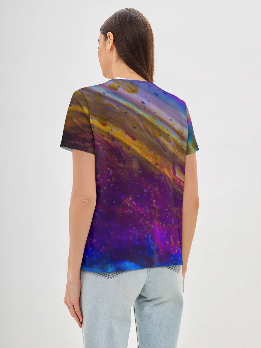 Женская базовая футболка / Краска