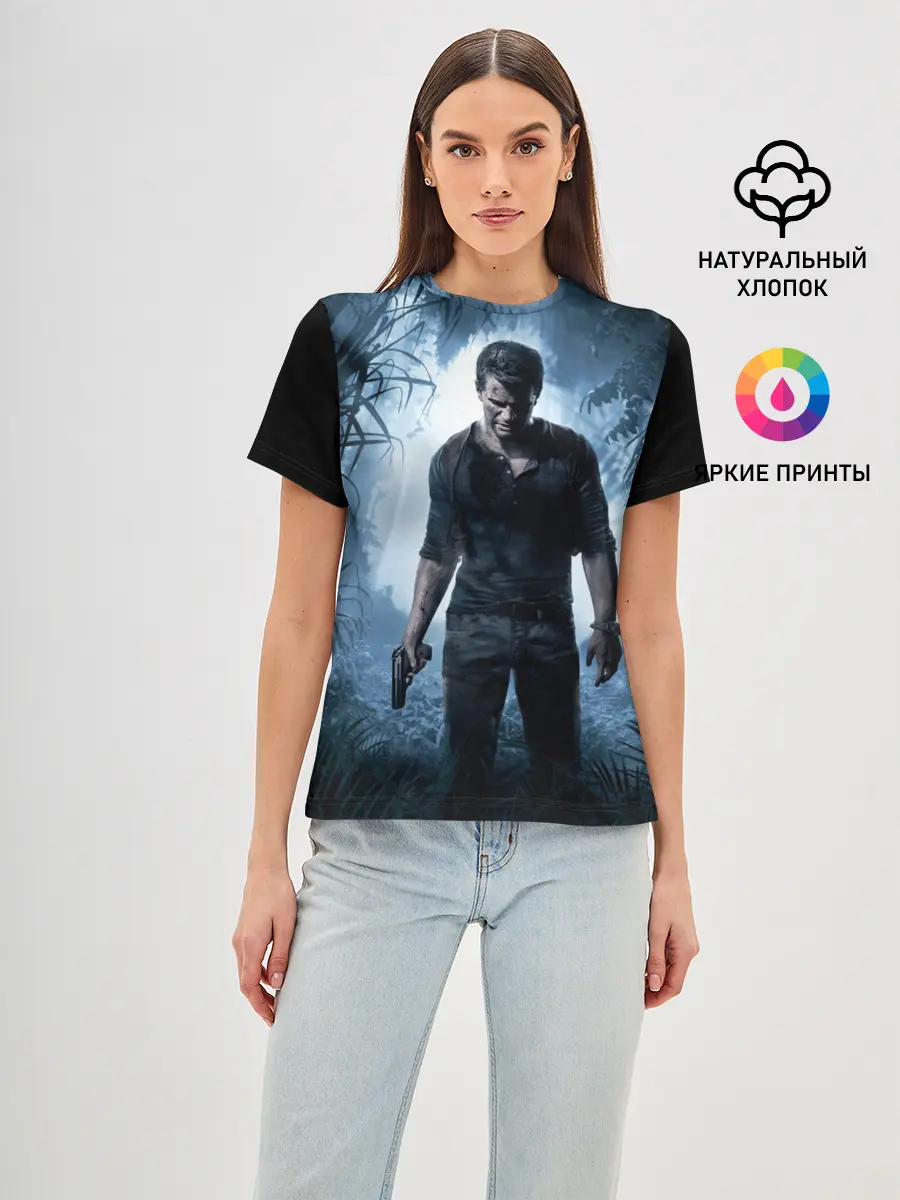 Женская базовая футболка / Uncharted 4