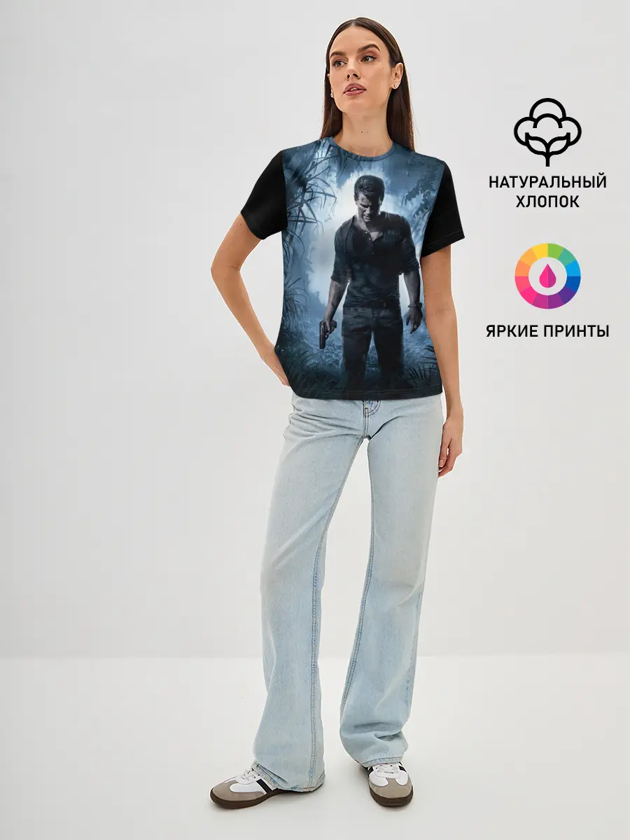 Женская базовая футболка / Uncharted 4