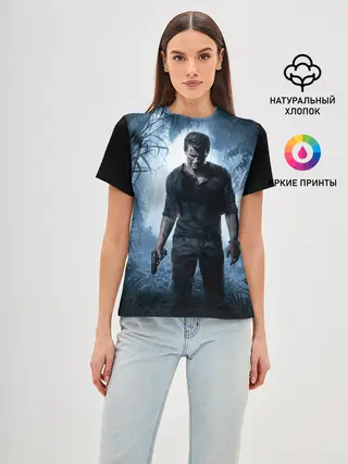 Женская базовая футболка / Uncharted 4