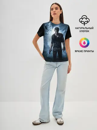 Женская базовая футболка / Uncharted 4