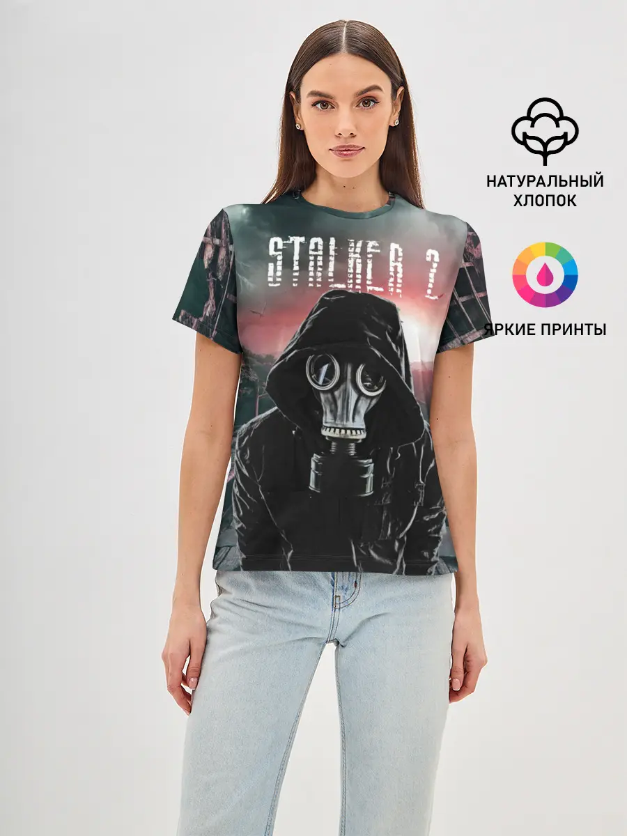 Женская базовая футболка / Stalker 2 Зона