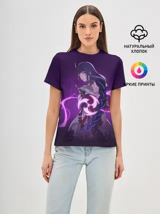 Женская базовая футболка / БААЛ | BAAL | ГЕНШИН