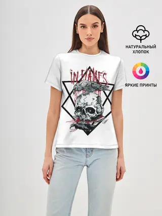 Женская базовая футболка / In Flames