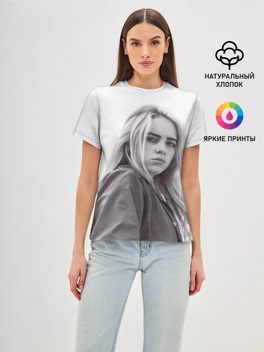 Женская базовая футболка / BILLIE EILISH