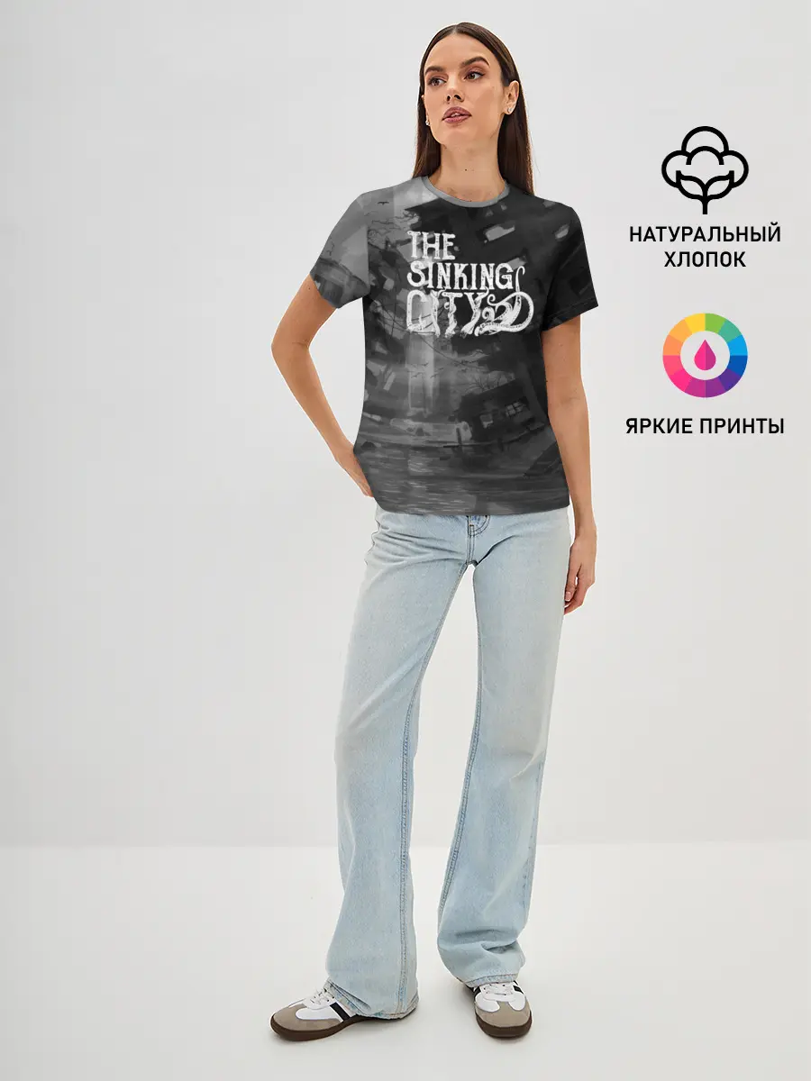 Женская базовая футболка / The Sinking City