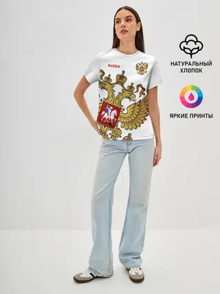 Женская базовая футболка / Россия