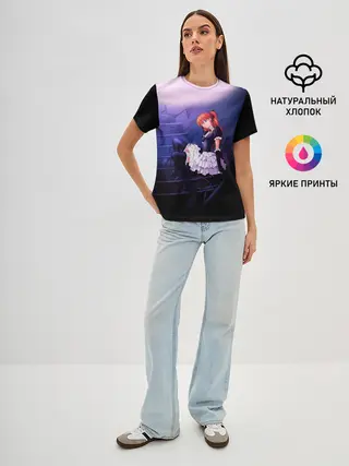 Женская базовая футболка / АСКА ЛЭНГЛИ горничная